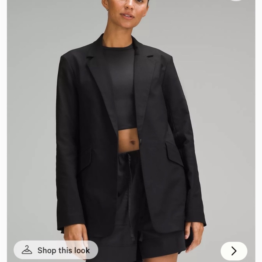Lululemon Relaxed Fit Twill Blazer